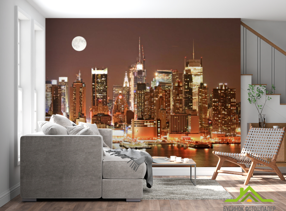 выбрать Фотообои ночной город Каталог фотообоев на стену