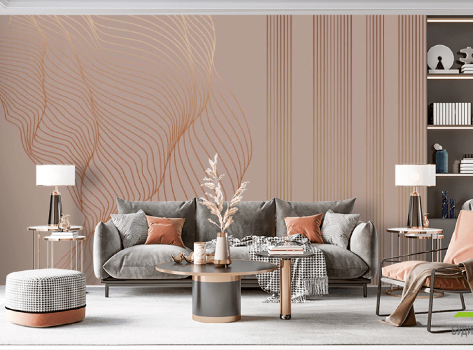 выбрать Фотошпалери Абстрактні лінії Каталог фотошпалер на стіну