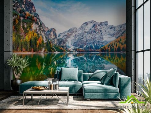 выбрать Фотообои Озеро скандинавское Фотообои Природа на стену
