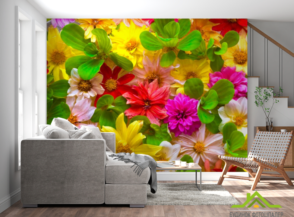 выбрать Фотошпалери Разнотравный букет Каталог фотошпалер на стіну