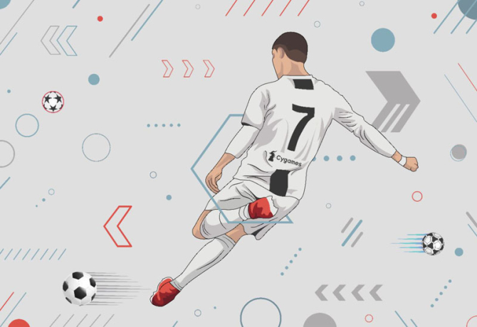 Фотообои Футболист