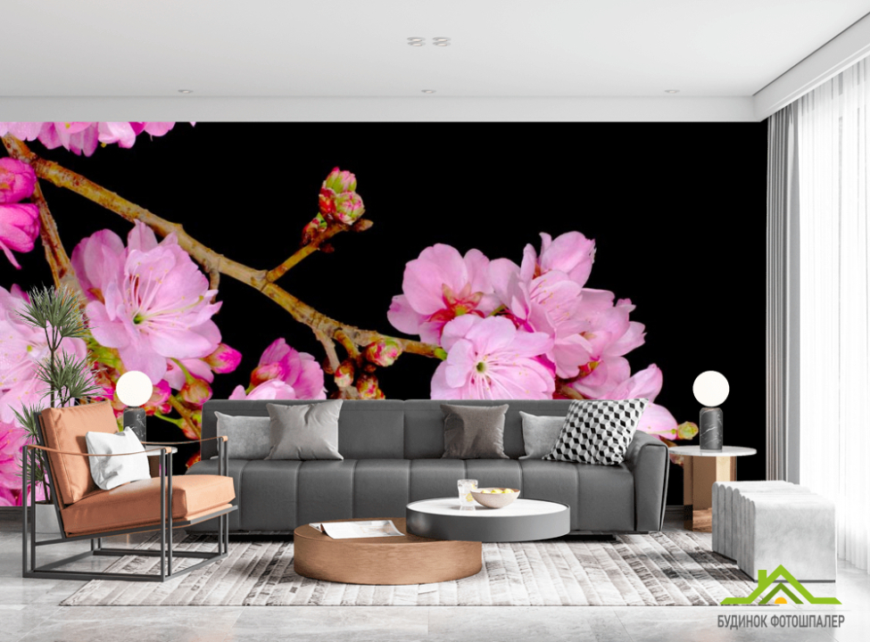 выбрать Фотообои Соцветия персика Каталог фотообоев на стену