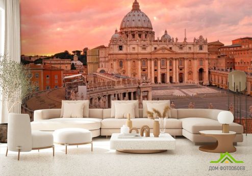 выбрать Фотообои Ватикан Фотообои Фотообои Рим: горизонталная, горизонтальная ориентация на стену