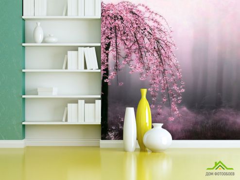 выбрать Фотообои Сакура Фотообои Фотообои 3D цветы : рисунок  на стену