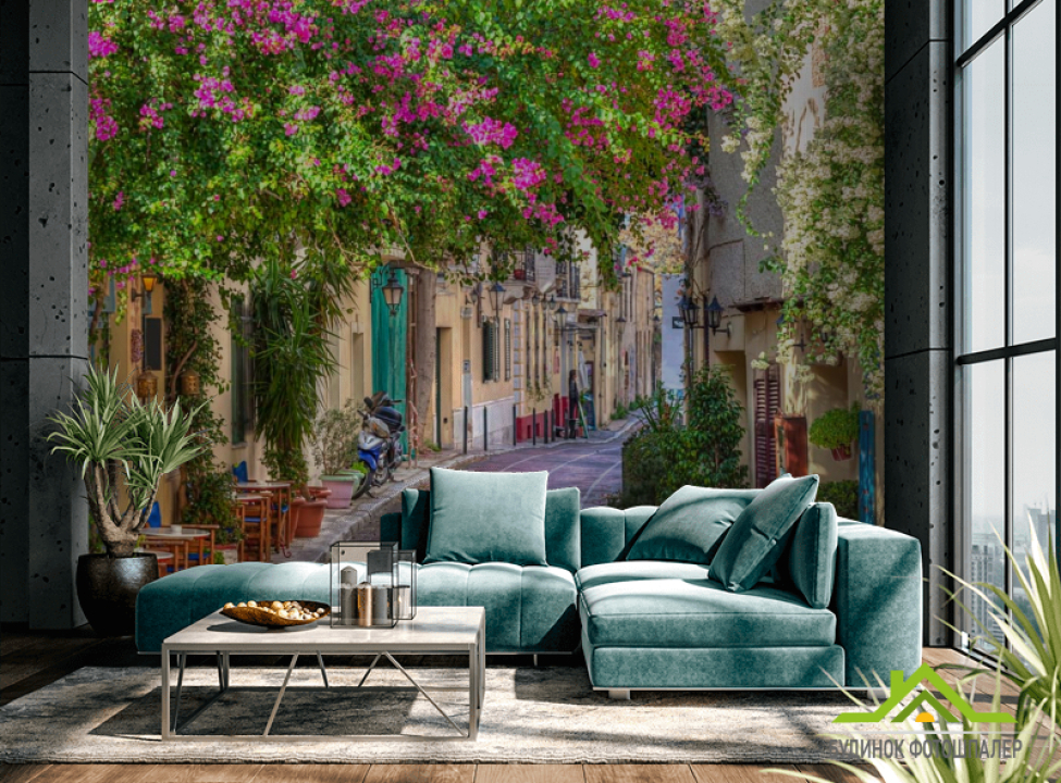 выбрать Фотошпалери Зелена затишна вуличка Каталог фотошпалер на стіну