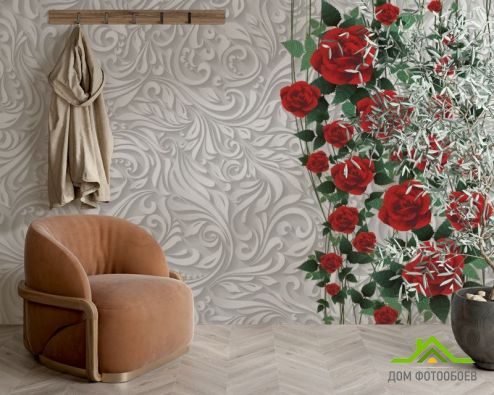 выбрать Фотообои 3д Розы Фотообои 3D фотообои: горизонталная, горизонтальная ориентация на стену