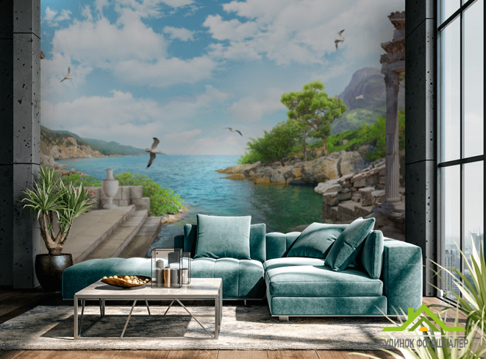 выбрать Фотошпалери Грецька архітектура Каталог фотошпалер на стіну