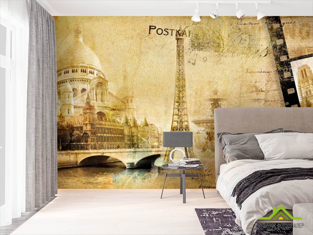 Фотообои Париж, марка