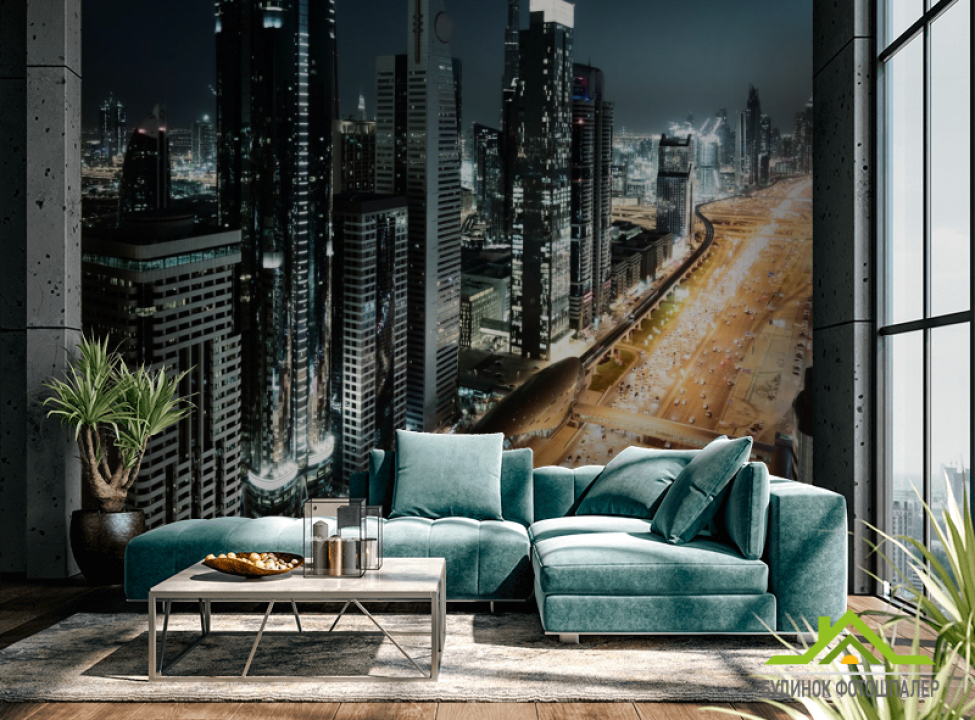 выбрать Фотообои Ночной город Каталог фотообоев на стену