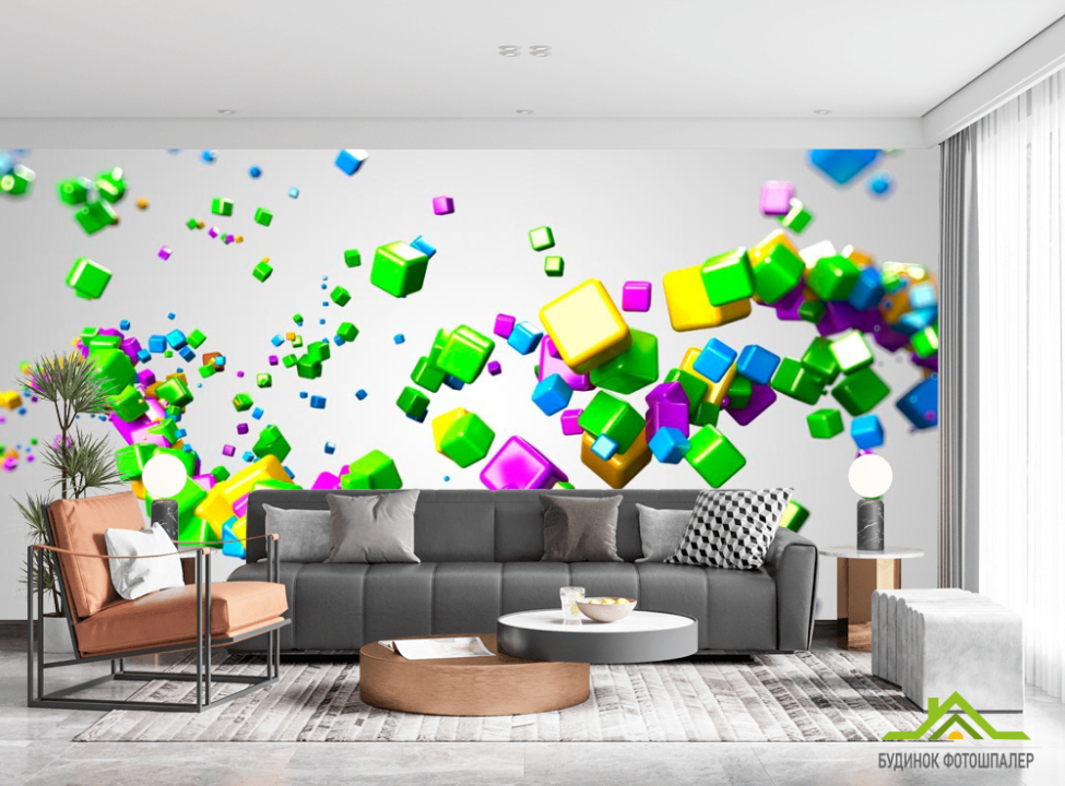 выбрать Фотошпалери Куби Каталог фотошпалер на стіну