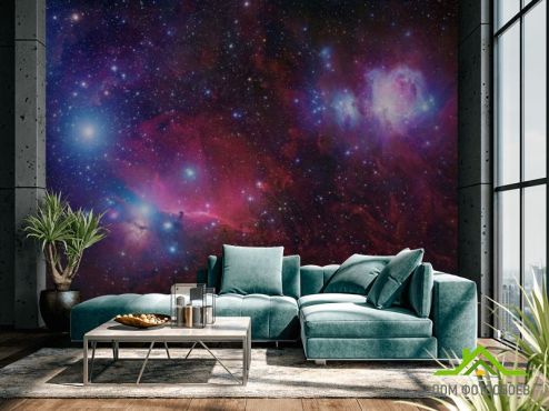 выбрать Фотообои Туманность Ориона Фотообои Фотообои Космос: рисунок  на стену