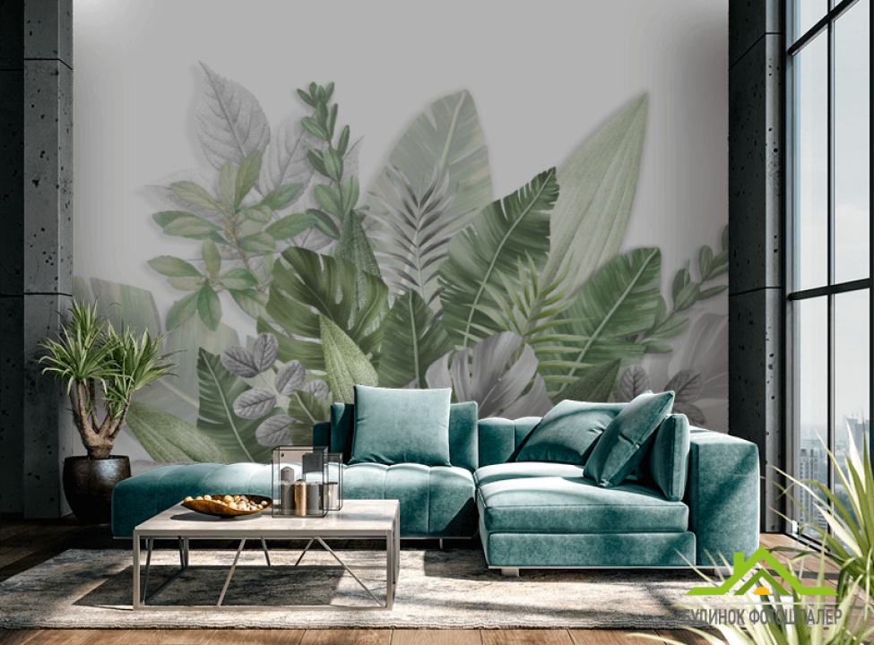 выбрать Фотошпалери Тропічні листя Каталог фотошпалер на стіну