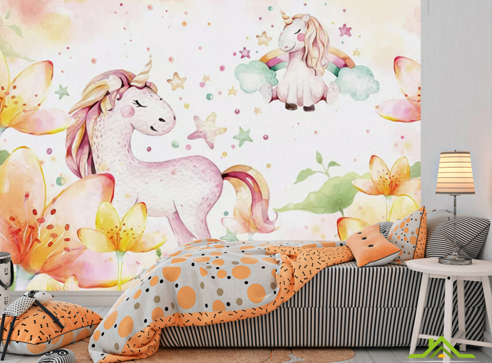 выбрать Фотошпалери Єдиноріжки Фотошпалери Little kids на стіну
