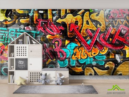 выбрать Фотообои графити Фотообои, цвет: «горизонталная, горизонтальная» на стену