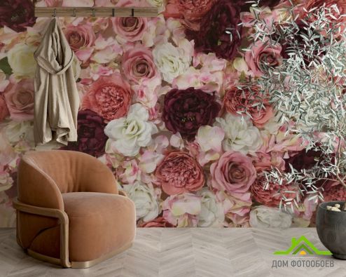 выбрать Фотообои розы разных оттенков Фотообои Фотообои Цветы:  на стену