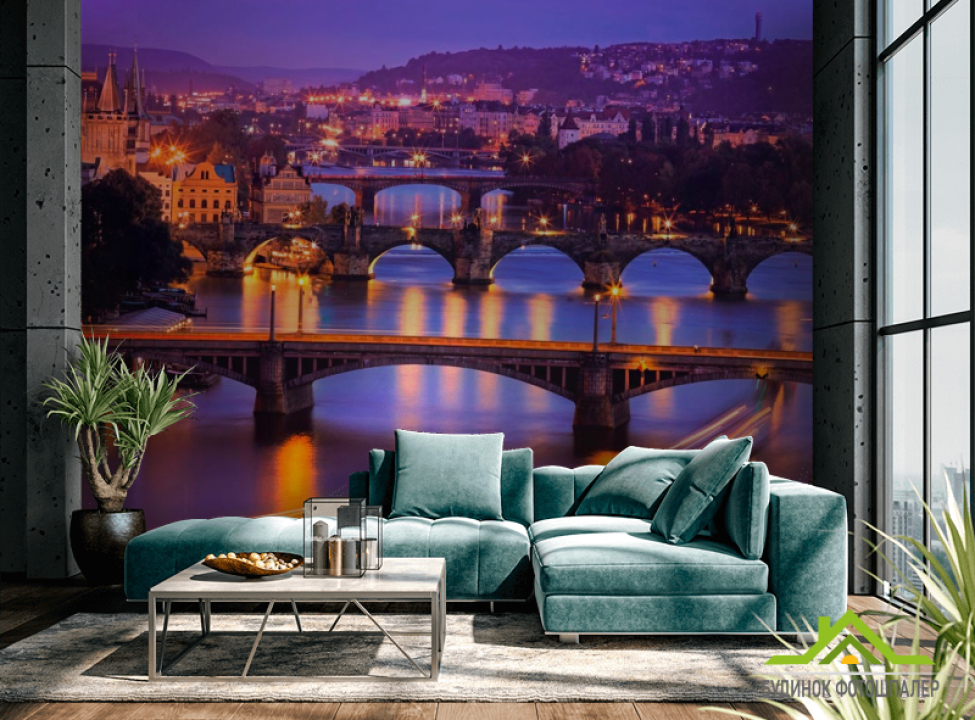 выбрать Фотошпалери Мости вночі Каталог фотошпалер на стіну