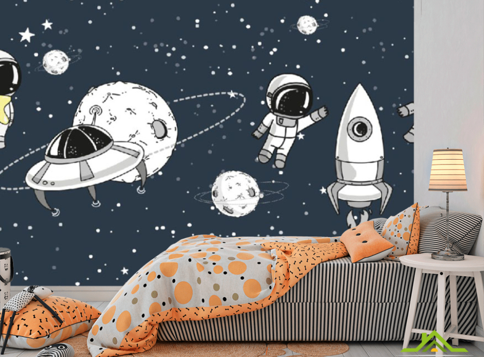выбрать Фотообои детский космос Каталог фотообоев на стену