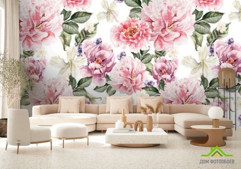 выбрать Фотообои Цветы в стиле прованс Фотообои Прованс на стену