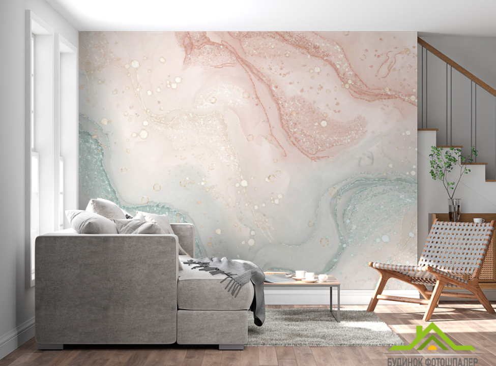 выбрать Фотообои флюид и листья Фотообои Fluid art на стену