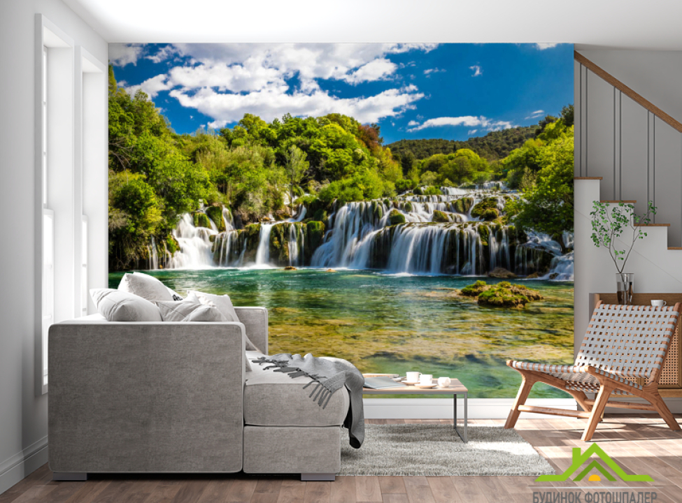 выбрать Фотообои Водопад Фотообои Природа на стену