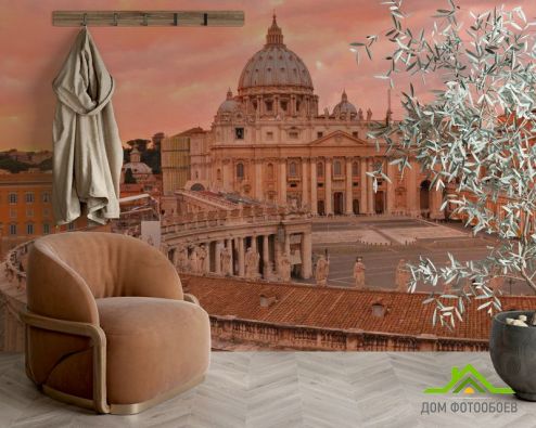 выбрать Фотообои Ватикан Фотообои Фотообои Архитектура: горизонталная, горизонтальная ориентация на стену