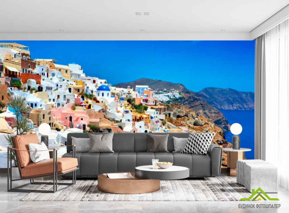 выбрать Фотообои о. Санторини, Греция Каталог фотообоев на стену
