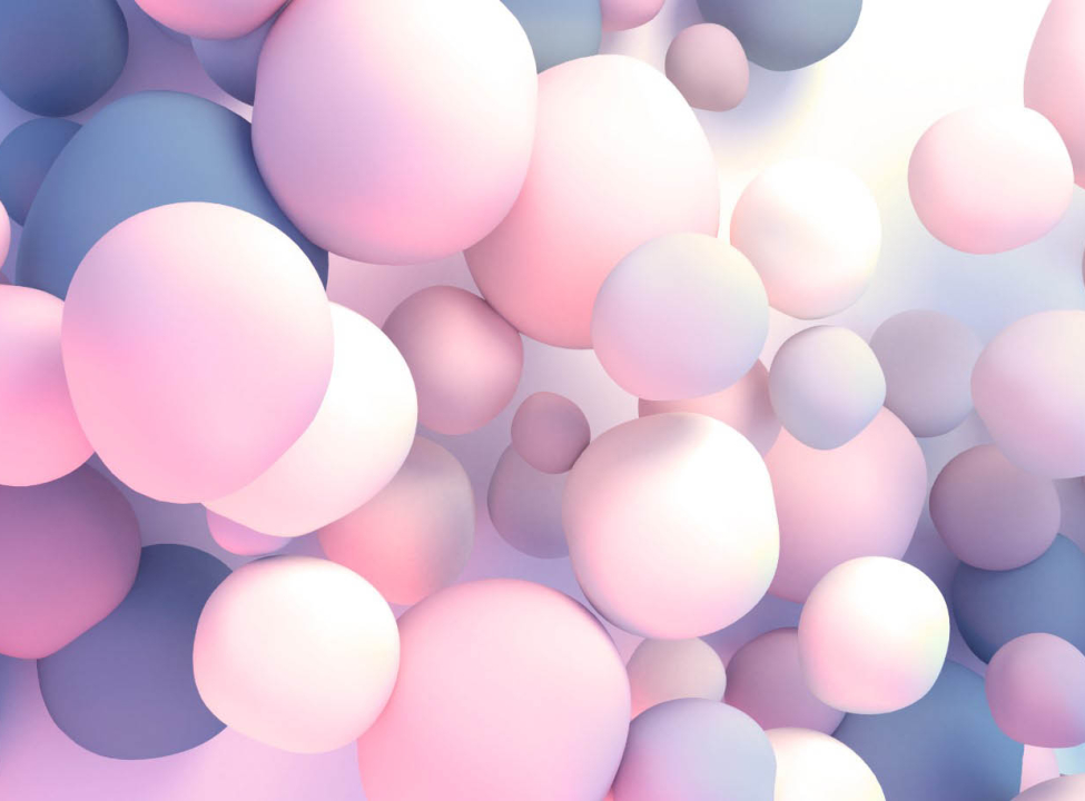 выбрать Фотообои Розовые 3д шары Каталог фотообоев на стену