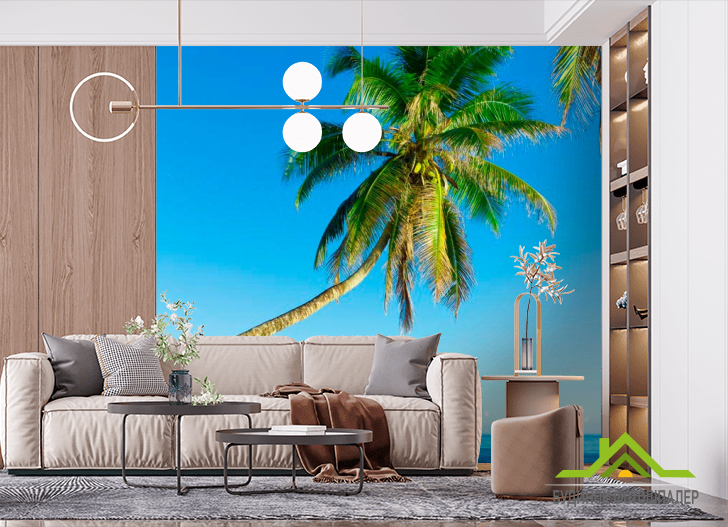 Фотошпалери Пальми біля моря