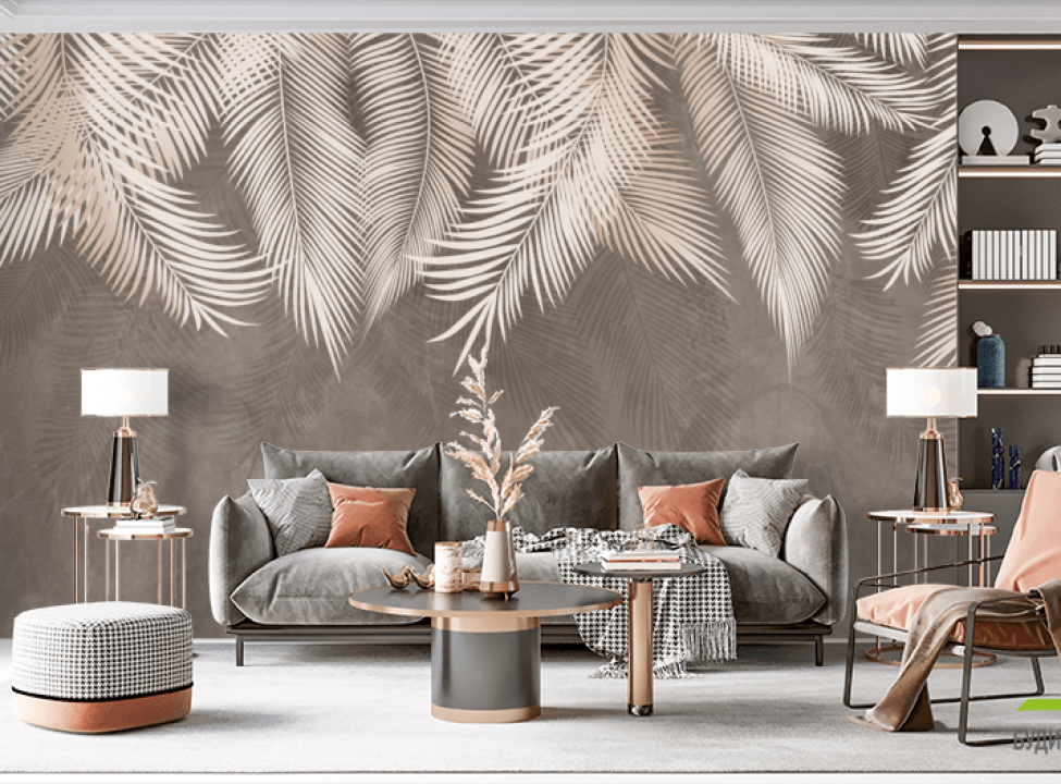 выбрать Фотошпалери листя зі стелі Каталог фотошпалер на стіну