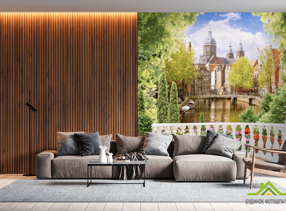 выбрать Фотообои вид на замок с балкона Каталог фотообоев на стену