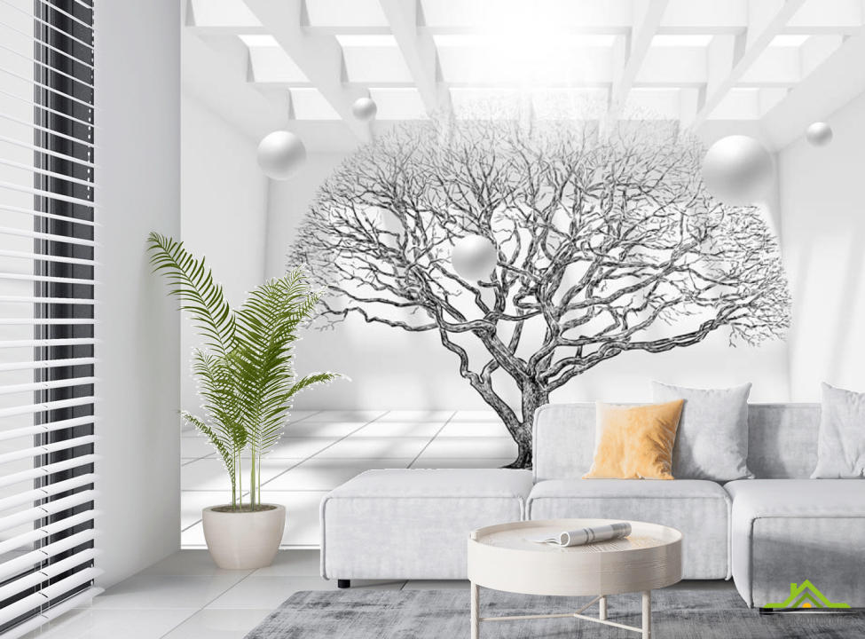 выбрать Фотошпалери Дерево в кімнаті Каталог фотошпалер на стіну