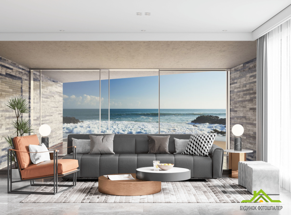 выбрать Фотообои Вид из окна на море Фотообои Вид из окна на стену