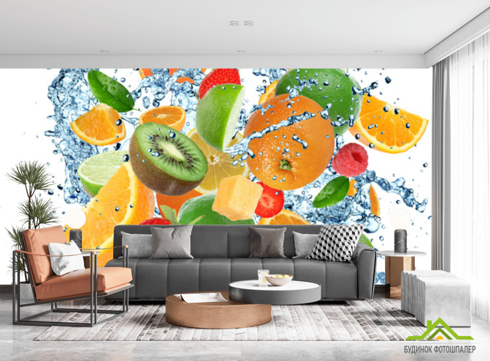 выбрать Фотошпалери Яскраві фрукти Каталог фотошпалер на стіну