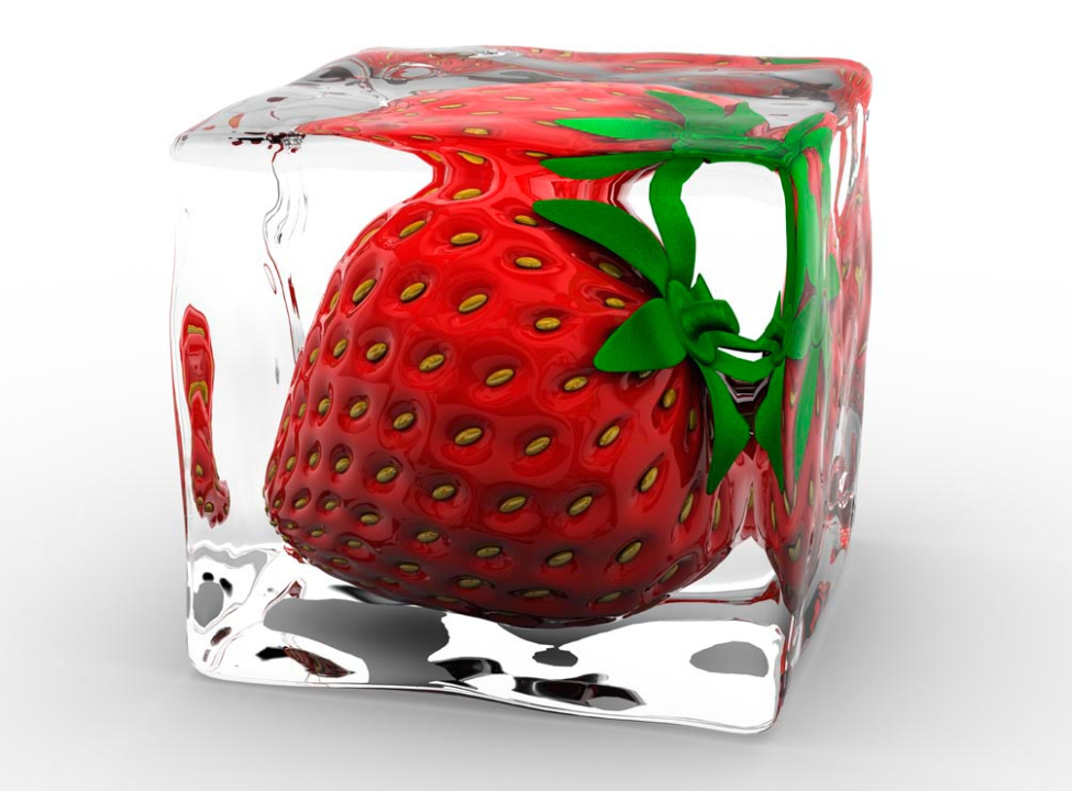 выбрать Фотошпалери Полуниця по льоду Каталог фотошпалер на стіну