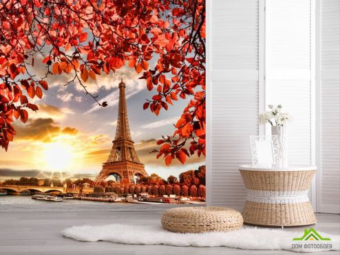 выбрать Фотообои Осенний Париж  на стену