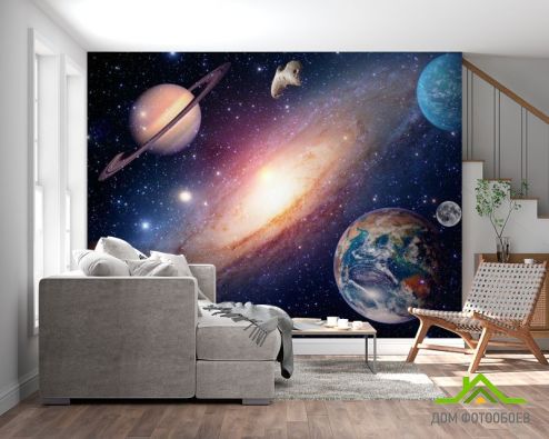 выбрать Фотообои галактика Фотообои Фотообои Космос: горизонталная, горизонтальная ориентация на стену