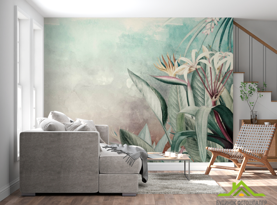 выбрать Фотошпалери квіти і листя тропічні Каталог фотошпалер на стіну