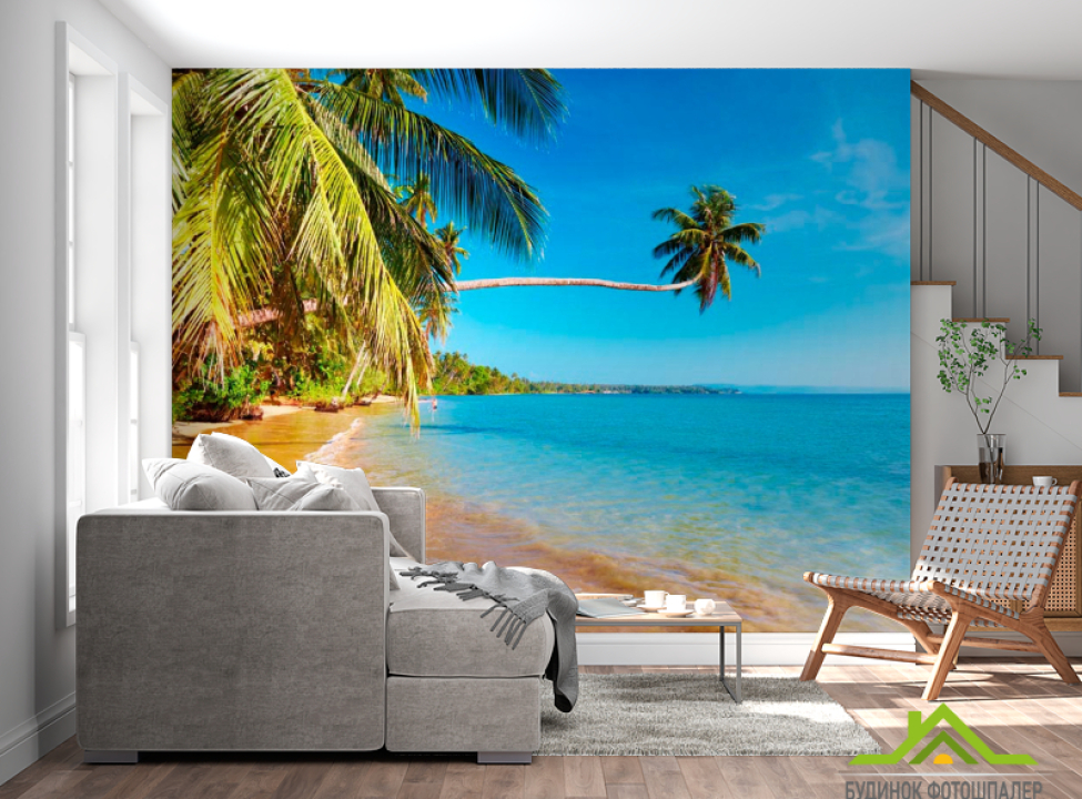 выбрать Фотошпалери Вечірній пляж Фотошпалери Море на стіну