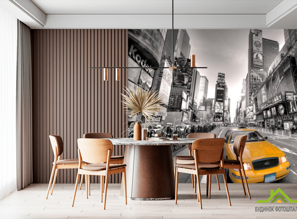выбрать Фотошпалери Таксі великого міста Фотошпалери Сучасний місто на стіну