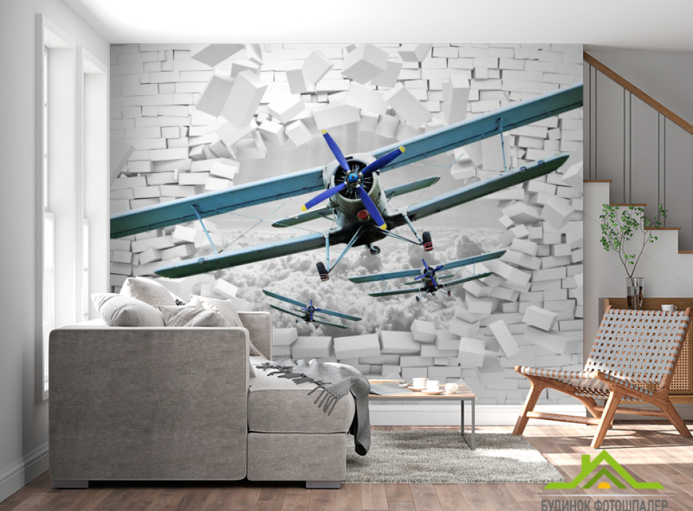 выбрать Фотошпалери 3д вертоліт Каталог фотошпалер на стіну