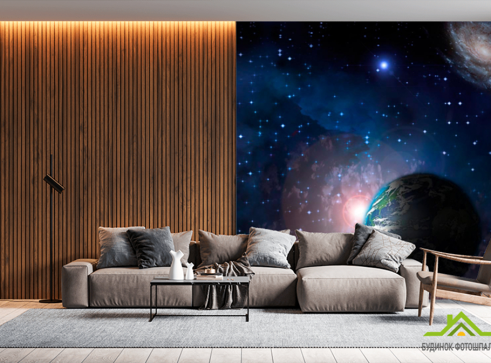 выбрать Фотошпалери Земля і зірки Каталог фотошпалер на стіну