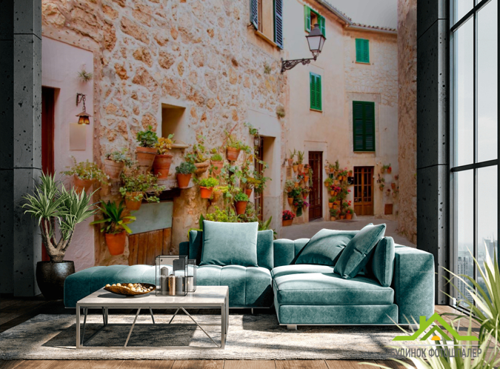 выбрать Фотообои Старинная улочка Каталог фотообоев на стену