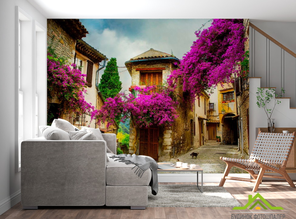выбрать Фотообои Уютный дворик Каталог фотообоев на стену