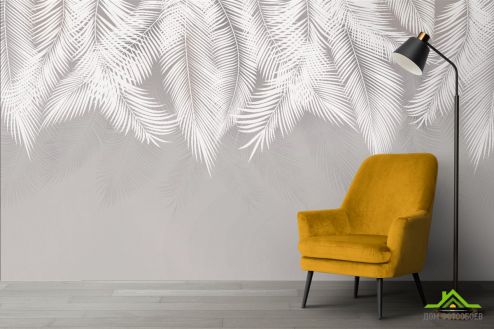 выбрать Фотообои пальмовые листья Фотообои Дизайнерские листья на стену