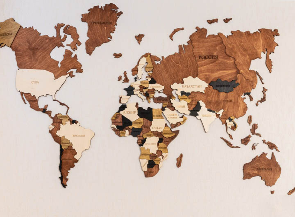 выбрать Фотошпалери 3d карта з дерева Каталог фотошпалер на стіну