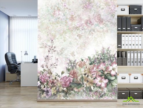 выбрать Фотошпалери картина ніжні квіти Фотошпалери, колір: «вертикальна» на стіну