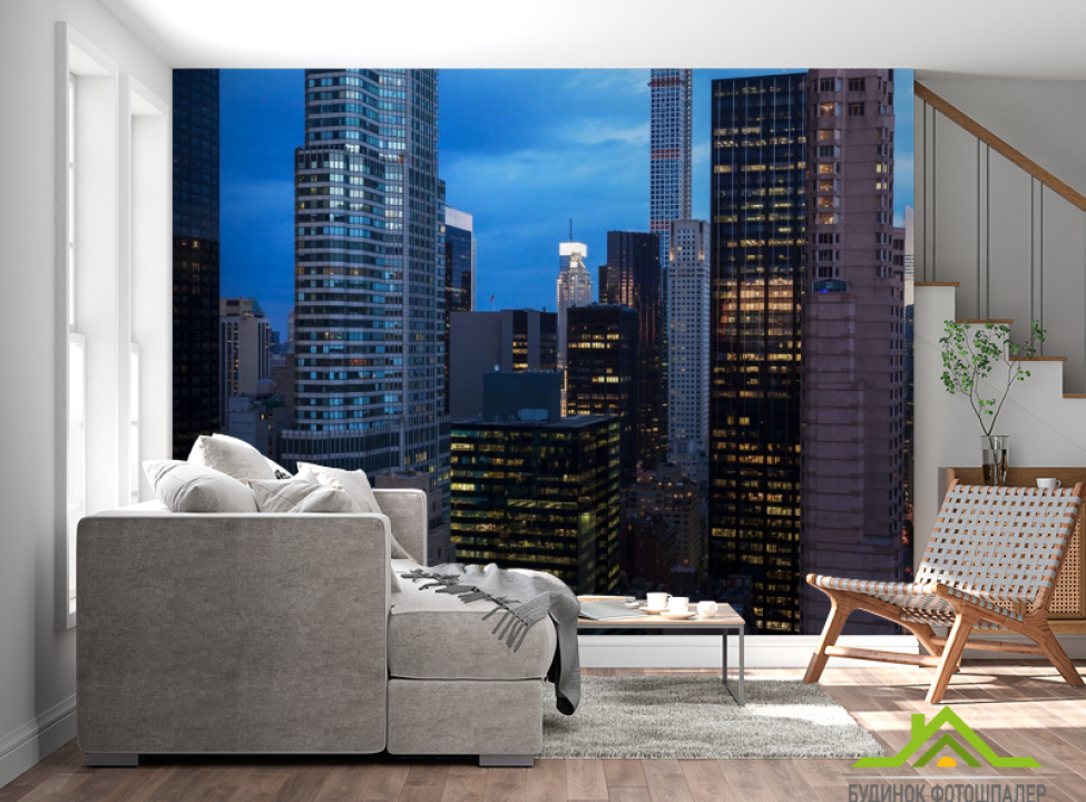 выбрать Фотошпалери багато хмарочосів Каталог фотошпалер на стіну