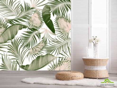 выбрать Фотообои Пальмовые листья и банан  на стену