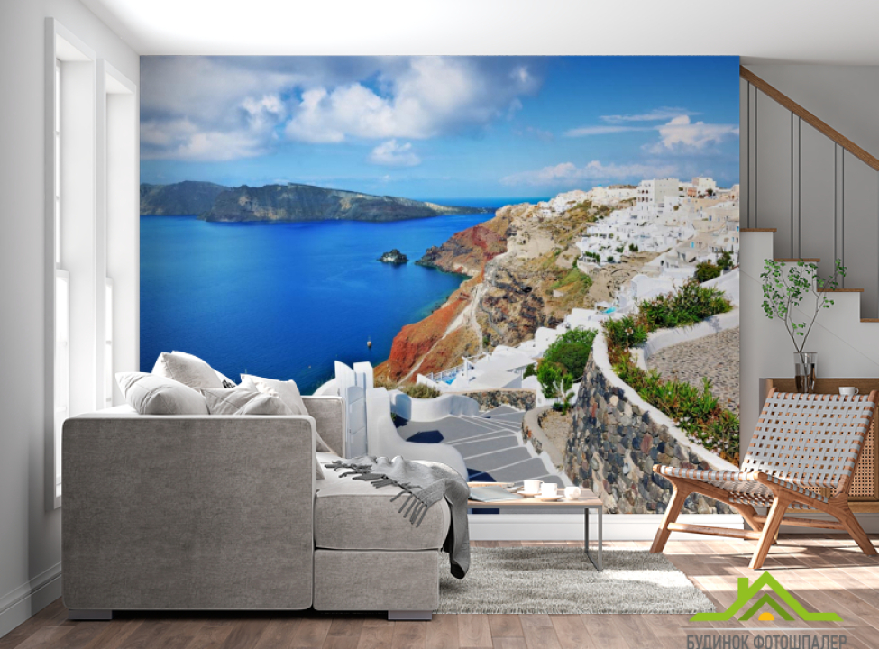 выбрать Фотошпалери Місто на березі моря Каталог фотошпалер на стіну