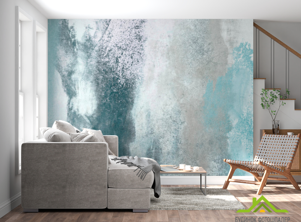 выбрать Фотошпалери Бірюзова Абстракція Каталог фотошпалер на стіну